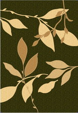 Ковер Brilliant Collection 0702 cream-d.green Овал 1.0*2.0 TAT